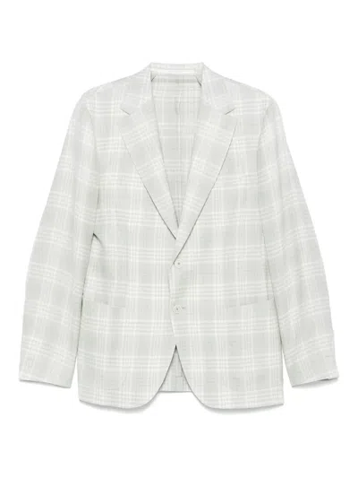 Eleventy Checked Blazer