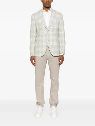 Eleventy Checked Blazer
