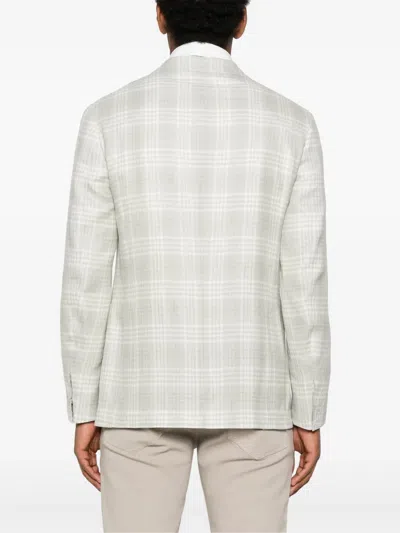Eleventy Checked Blazer
