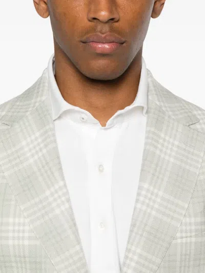 Eleventy Checked Blazer