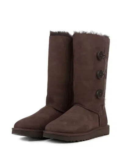 Ugg Bailey Button Triplet Ii "chocolate" Boots