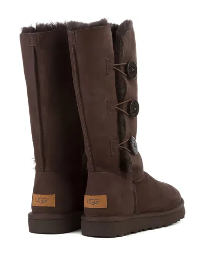 Ugg Bailey Button Triplet Ii "chocolate" Boots