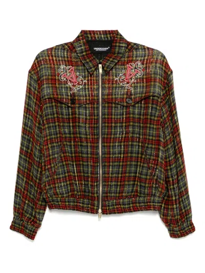 Undercover Karierte Jacke Mit Reissverschluss