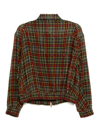 Undercover Karierte Jacke Mit Reissverschluss