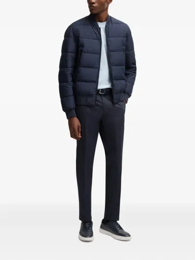 Hugo Boss Formal Trousers In Comfort-stretch Cotton