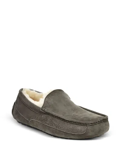 Ugg Ascot Slipper Cozy Fleece Lined Athleisure Casual Sports Shoe Gray