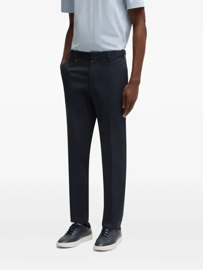 Hugo Boss Formal Trousers In Comfort-stretch Cotton
