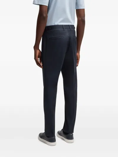 Hugo Boss Formal Trousers In Comfort-stretch Cotton