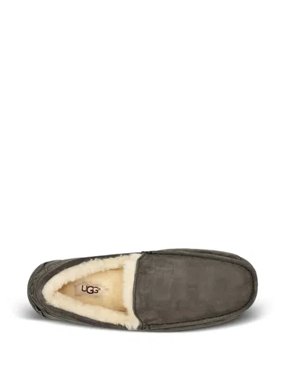 Ugg Ascot Slipper Cozy Fleece Lined Athleisure Casual Sports Shoe Gray