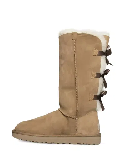 Ugg Bailey Bow Tall Ii "chestnut" Boots In Neutral