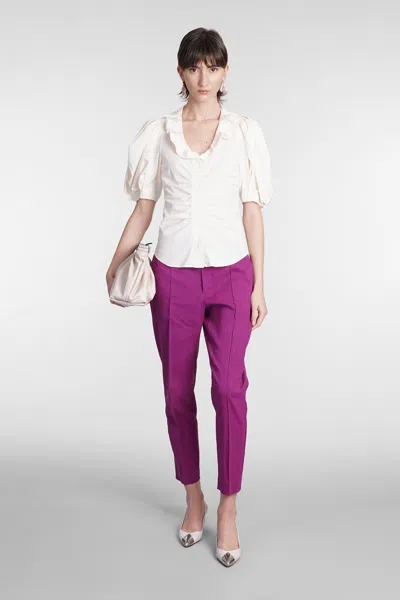 Isabel Marant Catalia Topwear In Beige Cotton