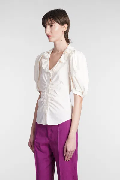 Isabel Marant Catalia Topwear In Beige Cotton