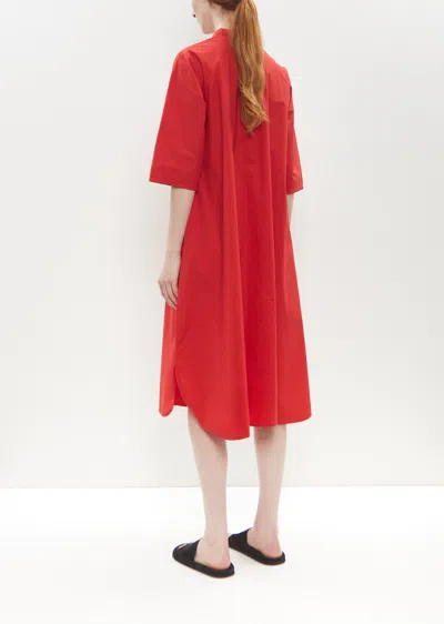 Labo.art Cotton Olio Dress In Red