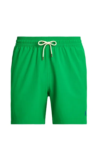 Polo Ralph Lauren 5.75-inch Traveler Classic Swim Trunk Man Swim Trunks Green Size Xxl Recycled Poly