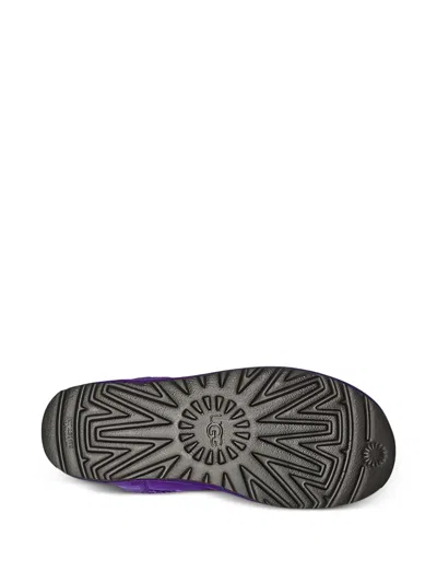Ugg Mini Bailey Logo Strap "purple" Ankle Boots