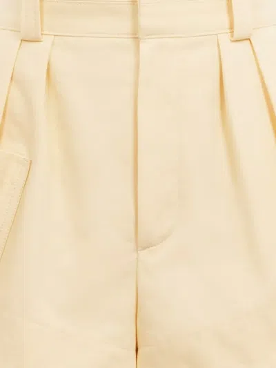 Chloé Cotton Canvas Mini Shorts