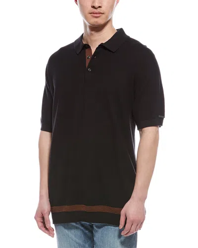 Karl Lagerfeld Textured Polo Shirt
