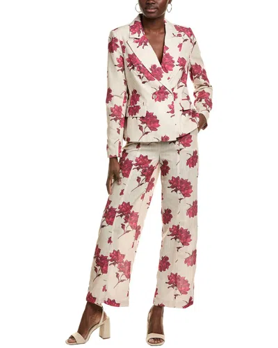 NANETTE LEPORE NANETTE NANETTE LEPORE 2PC LINEN-BLEND JACKET & PANT SET 