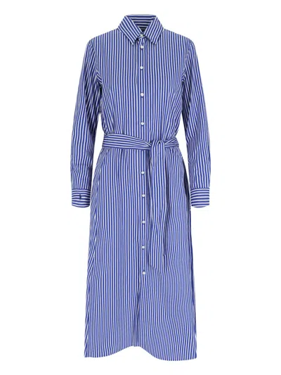 Polo Ralph Lauren Ashton Long Sleeve Tie Waist Shirtdress