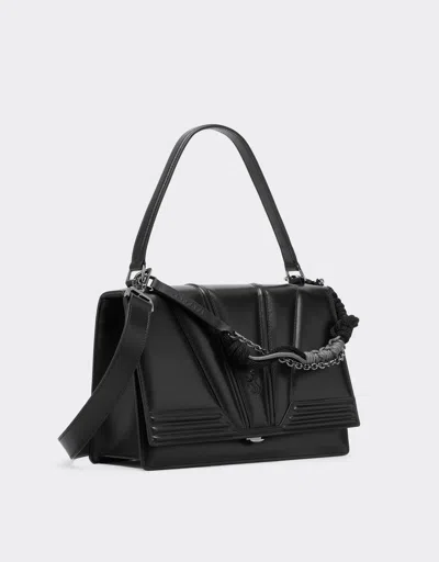 Ferrari Reconditioned By  Gt Leather Handbag With Scoubidou Detail