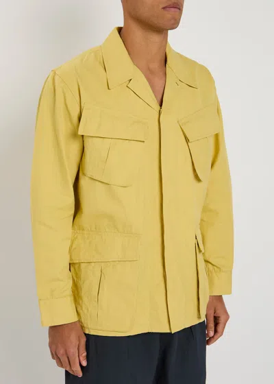 Universal Works Mens Lemon Linen Slub Weave Jungle Jacket