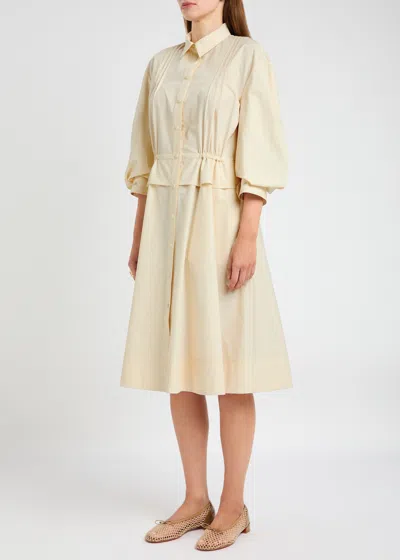 MONCLER MONCLER COTTON-POPLIN MIDI SHIRT DRESS 