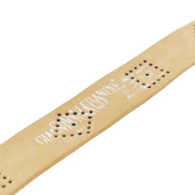 Giannifranco Belts Suede Leather Belt With Studs