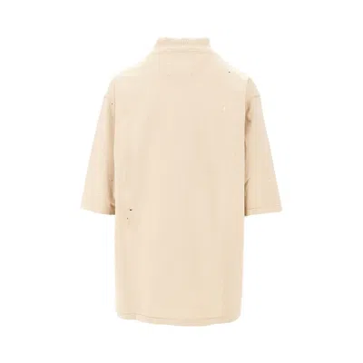 Maison Margiela Distressed T-shirt With Logo Print