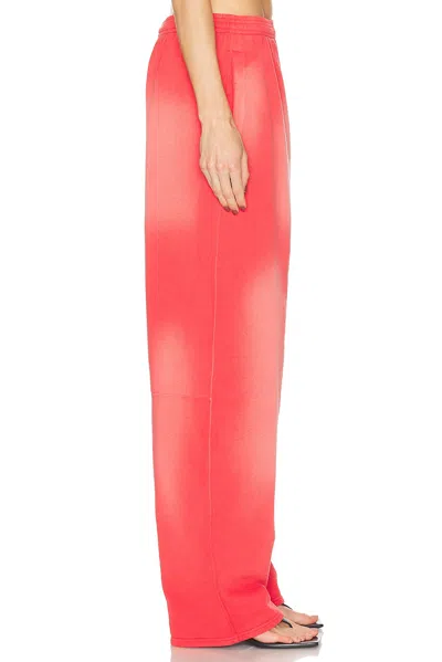 Alexander Wang Articulated Leg Sweatpant In Red