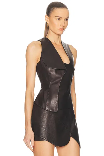 Ferragamo Leather Gilet