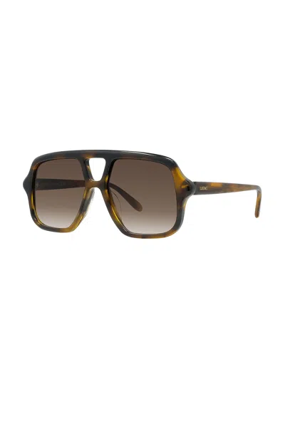 Loewe Slim Aviator Logo Sunglasses