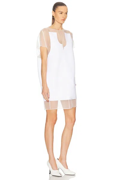 Khaite Winona Paneled Crepe Mini Dress