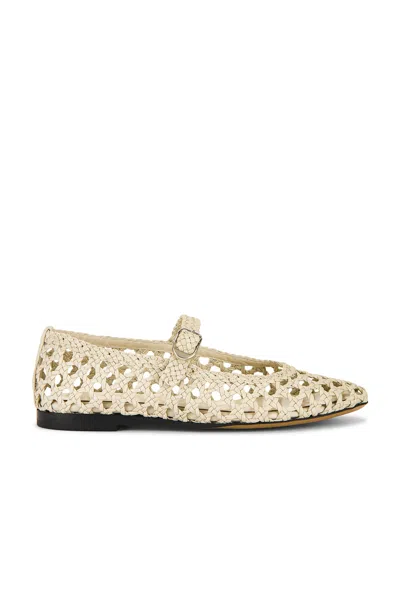 Le Monde Beryl Woman Ballet Flats Off White Size 6 Leather