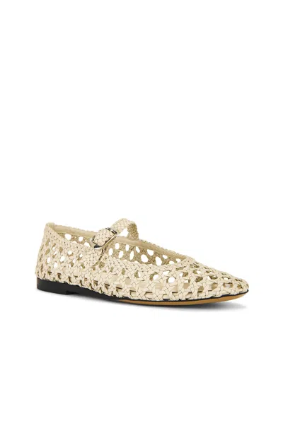 Le Monde Beryl Woman Ballet Flats Off White Size 6 Leather