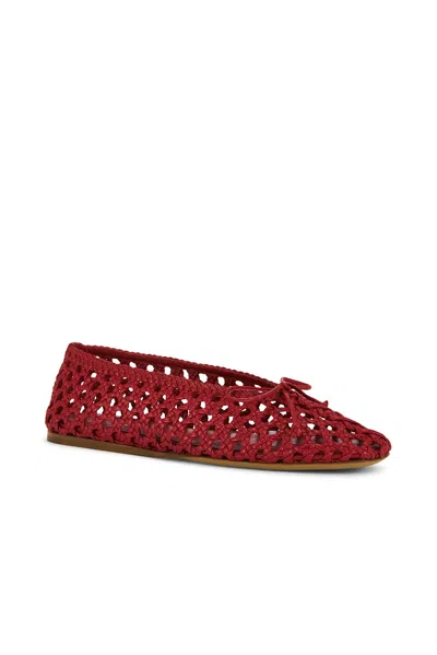 Le Monde Beryl Regency Woven Leather Ballet Flats