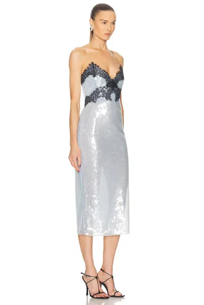 Retroféte Ellen Strapless Sequin Midi Dress