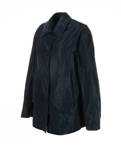 Aspesi Navy Blue Jacket With Buttons