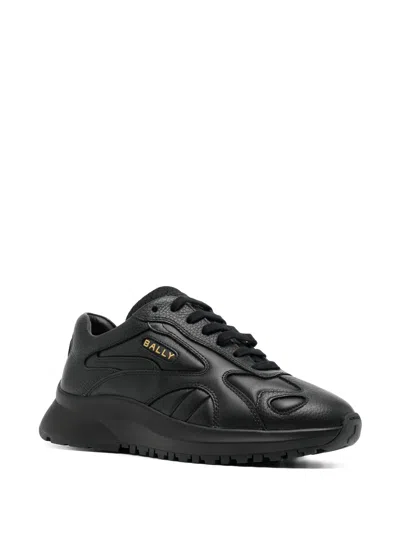 Bally Black Calf Sneakers