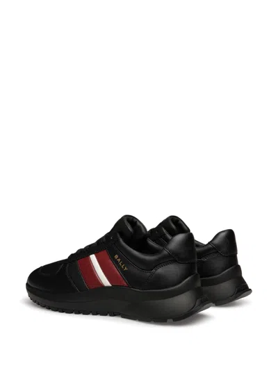 Bally Black Multimaterial Sneakers