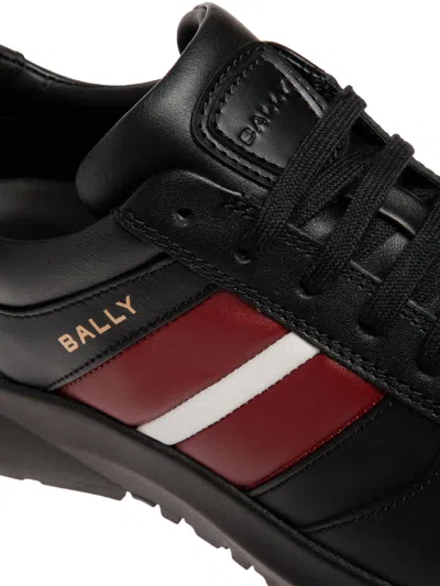 Bally Black Multimaterial Sneakers