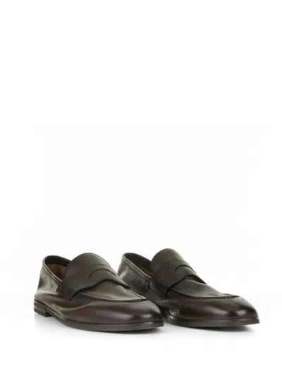 Barret Brown Leather Moccasin