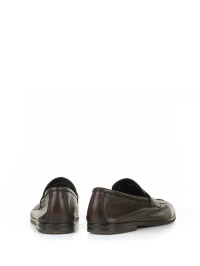 Barret Brown Leather Moccasin