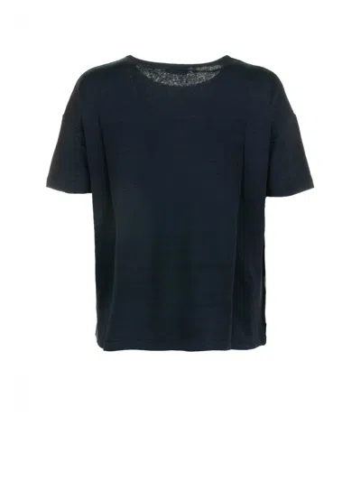 Base Milano Navy Blue T-shirt