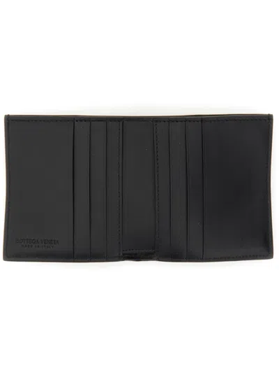 Bottega Veneta Bi-fold Cassette Wallet In Black