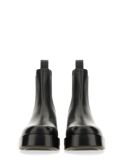 Bottega Veneta Torino Chelsea Ankle Boots In Black
