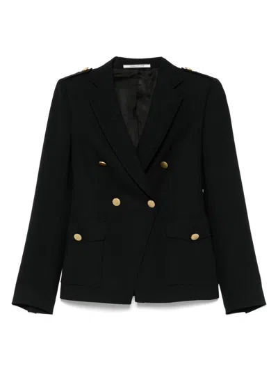 Tagliatore Wool Double-breasted Jacket Featuring Back Vent