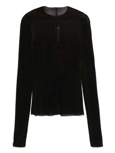 Rick Owens Women Lido T-shirt In Black