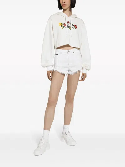 Dolce & Gabbana Cotton Sweater In White