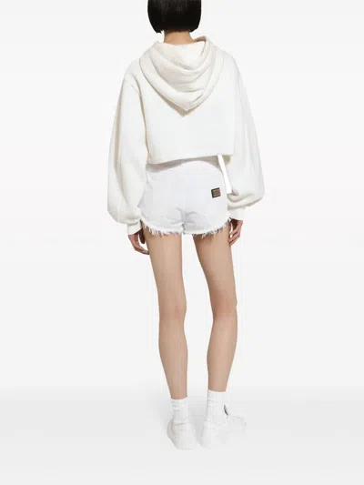 Dolce & Gabbana Cotton Sweater In White