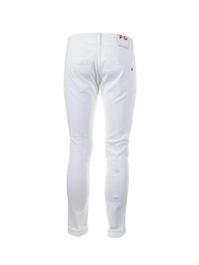 Dondup Carrot Leg Jeans In Durable Cotton Drill